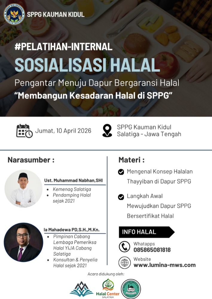 Pelatihan Internal Sosialisasi Halal